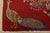 1990s Kashan Rug 2’5” X 3’2” Red Wool Traditional Hand-Knotted Oriental Carpet For Sale - Image 5 of 7