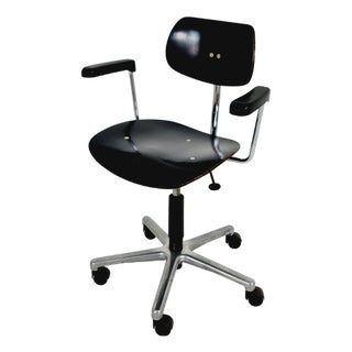 German Swivel Chair Model S 197 R by Egon Eiermann for Wilde & Spieth, 1950s For Sale