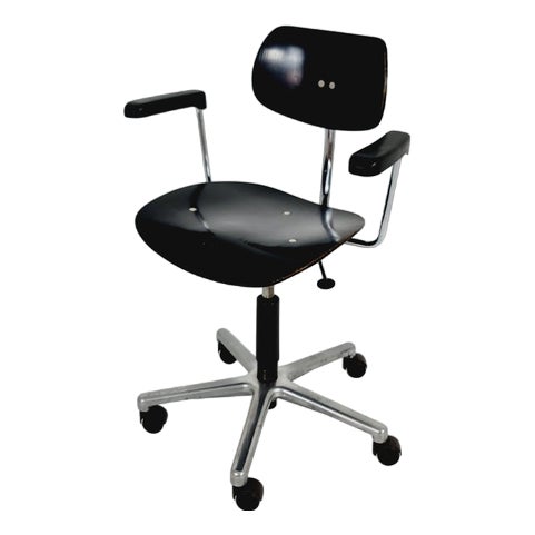 German Swivel Chair Model S 197 R by Egon Eiermann for Wilde & Spieth, 1950s For Sale
