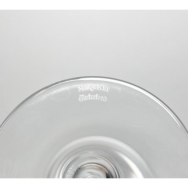 Contemporary Waterford Marquis Crystal Wine Glasses - Set of 6 For Sale In Dallas - Image 6 of 6