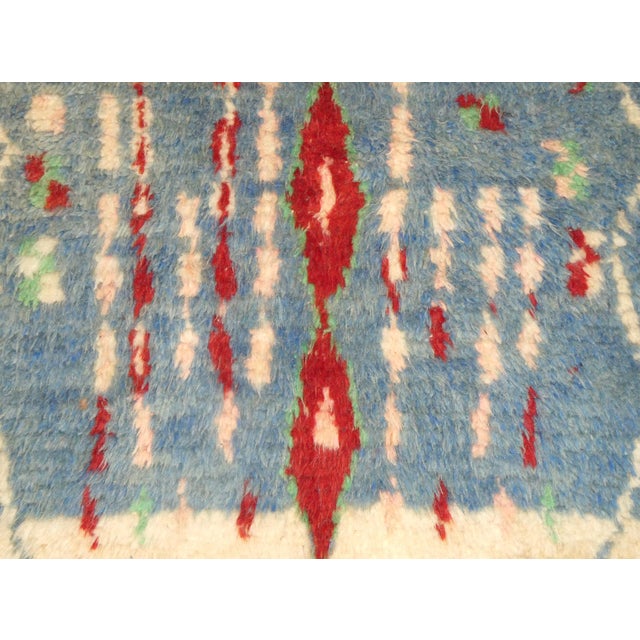 Vintage Moroccan Wool Runner 2'6 X 9'8 For Sale - Image 4 of 10