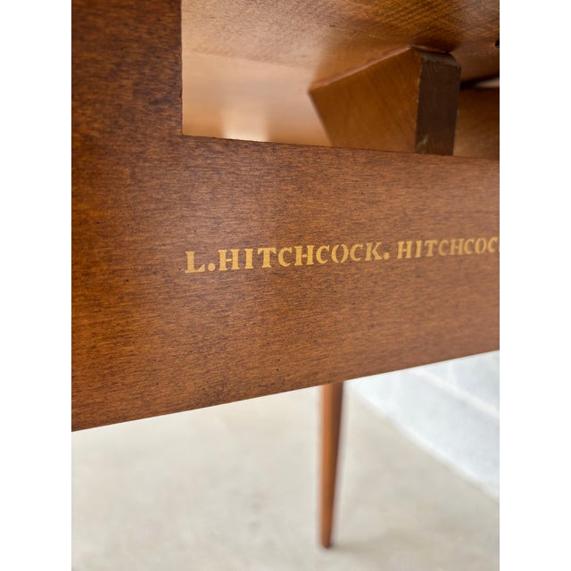 Hitchcock Harvest Maple Hepplewhite Style Drop Leaf 42" Dining Table For Sale - Image 12 of 12