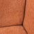 Vintage Square Back Rust Orange Upholstered Skirted Roll Arm Lounge Chairs - A Pair For Sale - Image 14 of 17