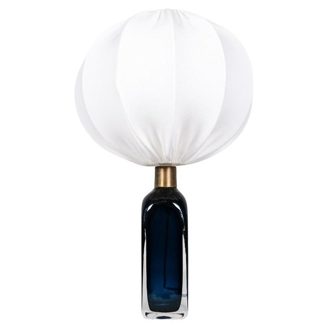 Mid-Century Modern Table Lamp attributed to Carl Fagerlund for Orrefors, Sweden Rd 1406, 1960s For Sale - Image 14 of 14