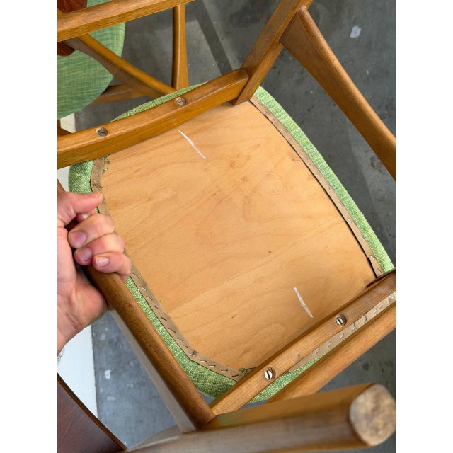 1960s Set of 2 Teak Dining Chairs by Ib Kofod-Larsen for Christensen & Larsen - Danish Modern 1960s For Sale - Image 5 of 10