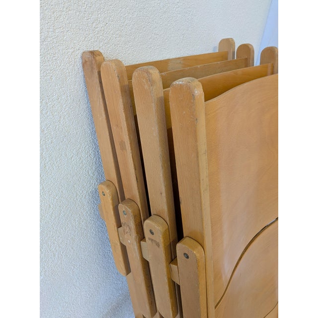Brown Vintage Folding Wooden Daybed, 1970s For Sale - Image 8 of 18
