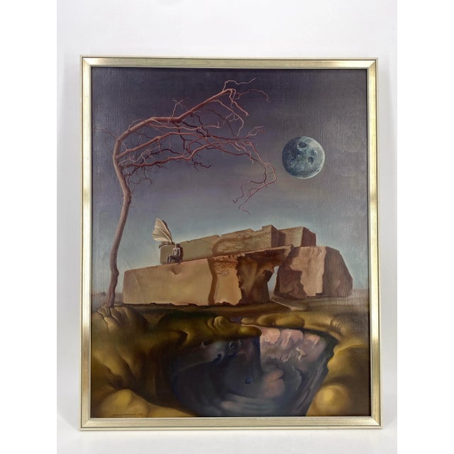 Andrzej Kolpanowicz, The Forgotten Writing of the Night, 1975, Oil on Canvas For Sale - Image 12 of 12