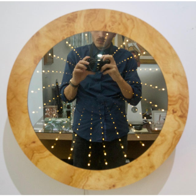 Mid-Century Modern Tunnel Lights Infinity Light Wall Mirror
