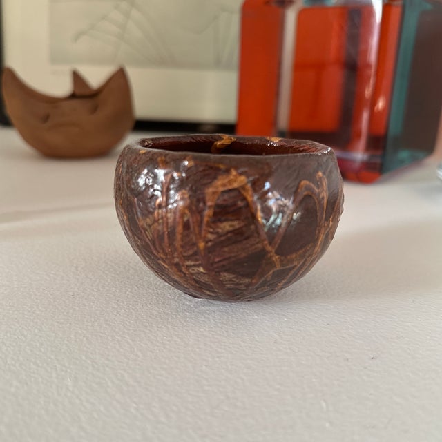 Small pinch pot by Paul Bogatay. “Paul Bogatay graduated from the Cleveland School of Art in 1928 and soon became one of...
