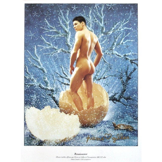 1995 Pierre & Gilles Renaissance Photolithograph Poster For Sale