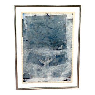 Andrea Bolley, Canadian Born 1949, Wrap Series #026, 1980 Paper Painting For Sale