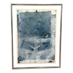 Andrea Bolley, Canadian Born 1949, Wrap Series #026, 1980 Paper Painting