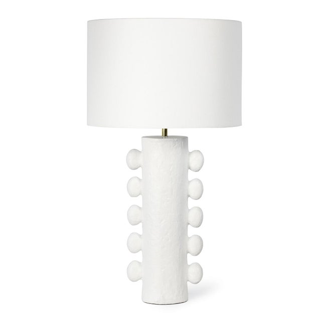 Regina Andrew Sanya Metal Table Lamp, White For Sale In Detroit - Image 6 of 6
