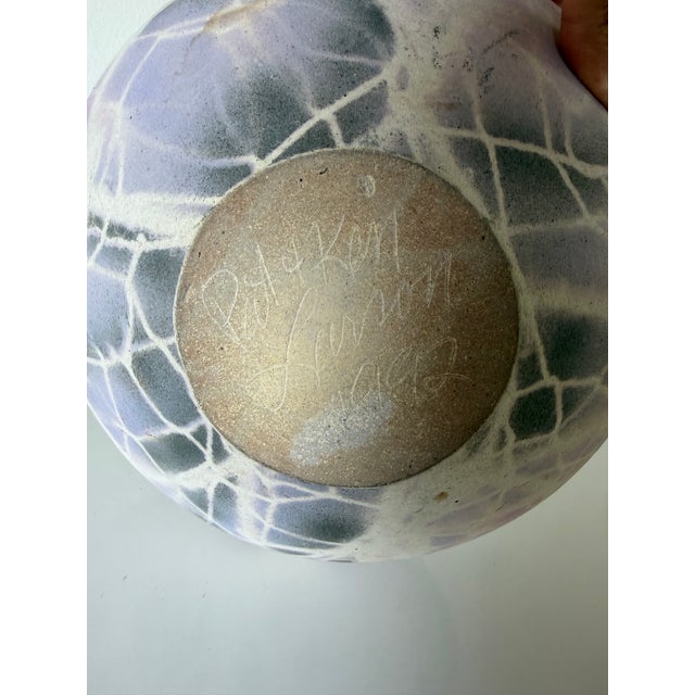 1990's Vintage Native American Studio Pottery Vase – Signed For Sale - Image 11 of 12