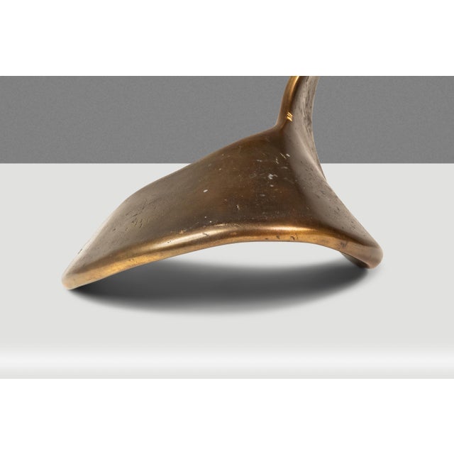 1 of 1 Abstract Modern "Torn Fragment" Table Top Solid Bronze Sculpture by Mark Leblanc for Leblanc Studios, Usa, C. 2020s For Sale - Image 12 of 18