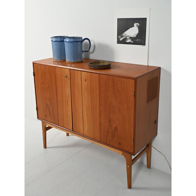 Scandinavian Teak Bar Cabinet, 1950s For Sale - Image 3 of 13