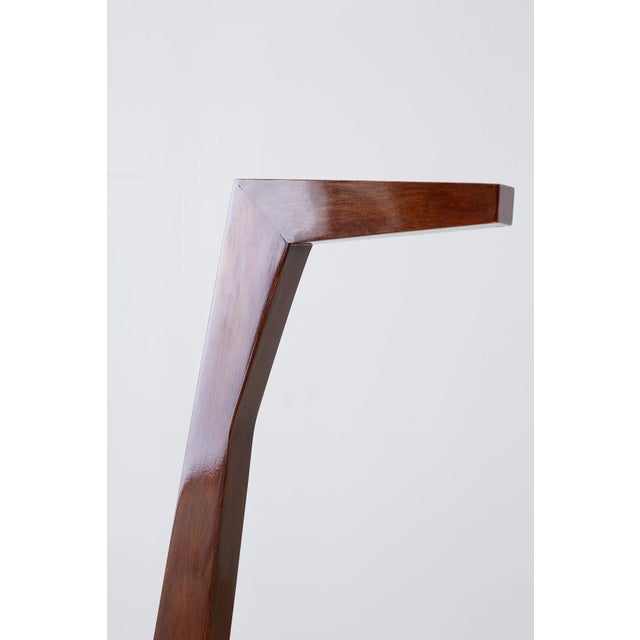 Deco Style Goatskin Vellum Drinks Table With Handle For Sale - Image 4 of 13