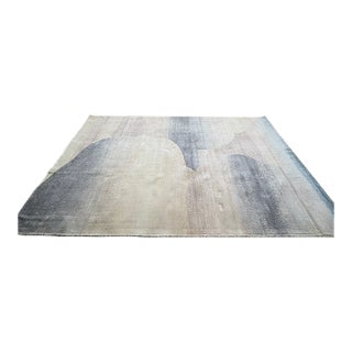 West Elm Ombre Sky Rug – 6x9 Wool & Viscose Blend | Handwoven For Sale