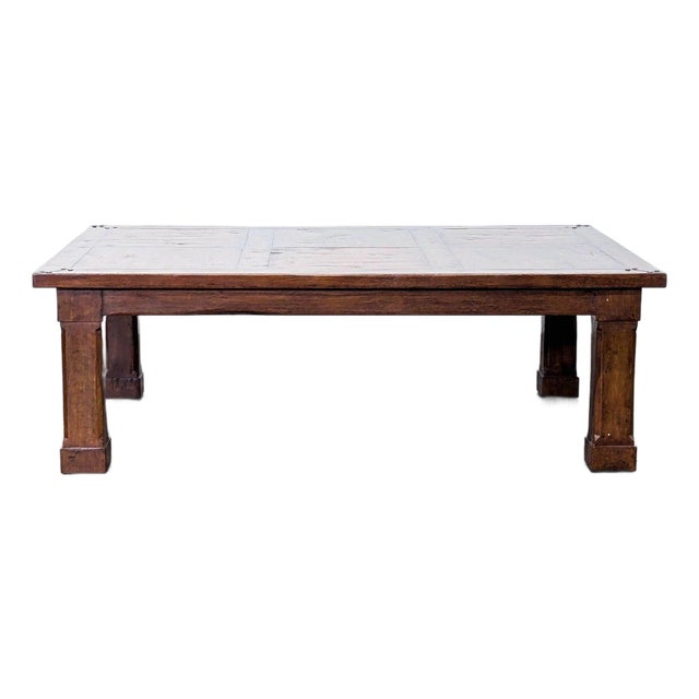 Rustic Wood Coffee Table For Sale