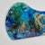 Paint Vintage Artist's Small Curved Painting Palette With Remnant Heavy on Blue Paint For Sale - Image 7 of 8