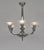 Muller Frères 1930s Muller Freres & Ranc French Art Deco 6-Armed Chandelier For Sale - Image 4 of 13