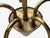1940s Itsu, Finnish Modern, Chandelier, Brass, Glass For Sale - Image 9 of 11