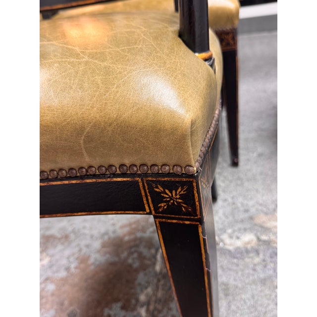 Sloan Miyasato Gothenburg Armchairs, Set of Eight For Sale - Image 11 of 12