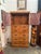 Vintage Pine Cabinet With Paned Glass Doors For Sale In Atlanta - Image 6 of 9