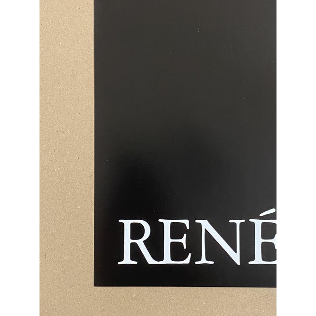 Woman with Carnation Poster by René Gruau, 1981 For Sale - Image 11 of 15