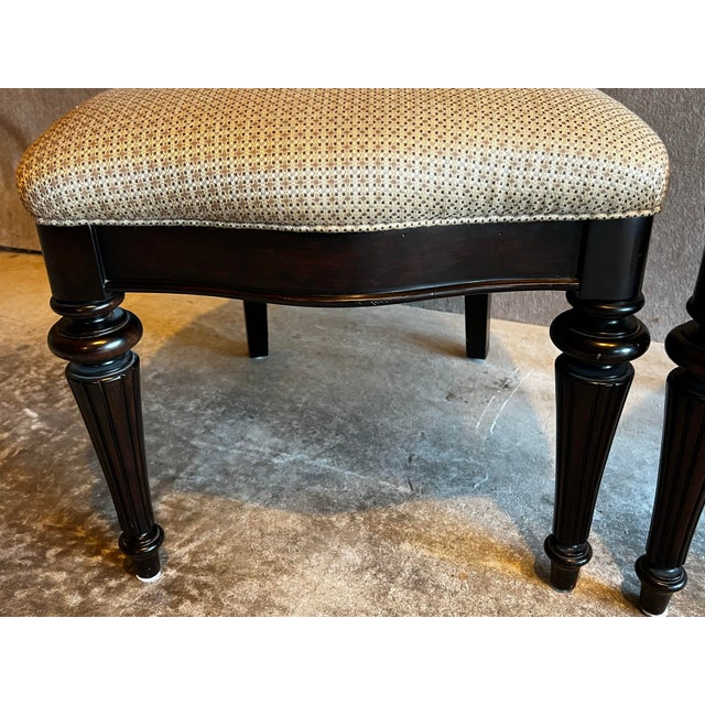Early 21st Century Georgian Style Scroll Back Side Chairs by Stanley Furniture - Set of 8 For Sale - Image 10 of 12
