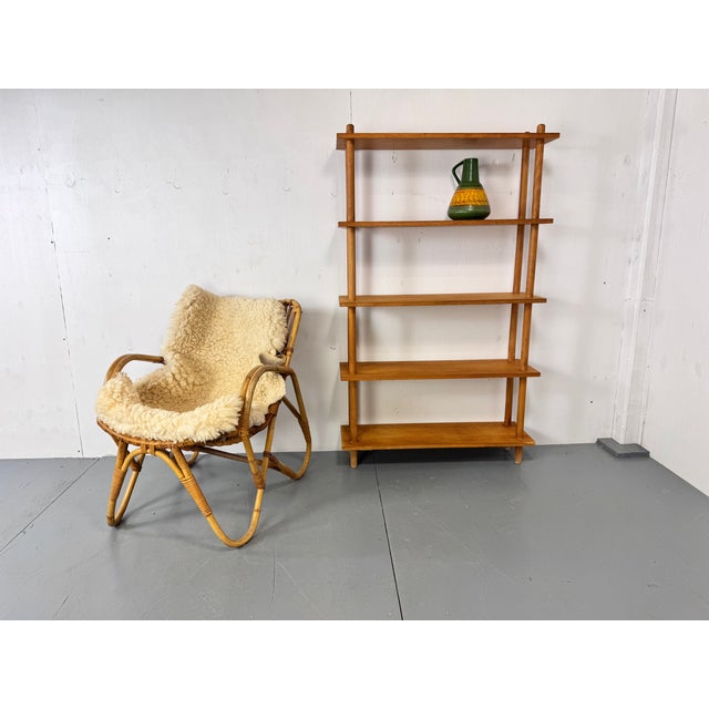 Mid-Century Modern Vintage Bohemian Bamboo Easy Chair from Rohé Noordwolde, 1950s For Sale - Image 3 of 16