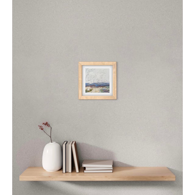 Textured Desertscape – Impasto Palette Knife Oil Painting by L Haas For Sale In Reno/Lake Tahoe - Image 6 of 8