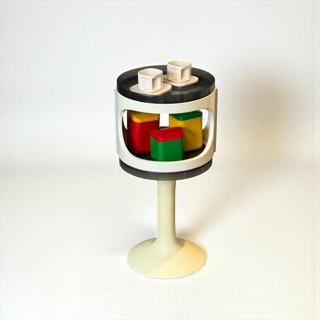 Modular ABS Table with Smoked Trays from Tatay, 1970s For Sale - Image 4 of 18