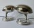 - extremely rare type / in pair - nice style of lighting - adjustable - patina of chrome This piece is attributed to the...