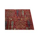 Red 1990s Handwoven Bijar Style Area Rug 9x12 For Sale - Image 8 of 9