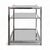 Spage Age Chrome and Smoked Glass Side Table For Sale