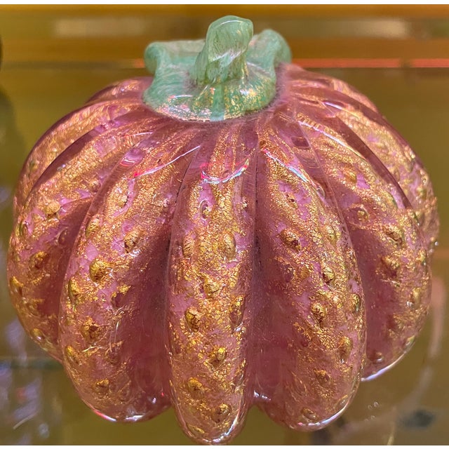 Murano Glass Pumpkin Circa 1960s For Sale - Image 9 of 12