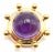 Tiffany & Co. Paloma Picasso 18k Yellow Gold Large Amethyst Pin Brooch. Details: Metal: 18k yellow gold Brooch Sizes: 37mm...