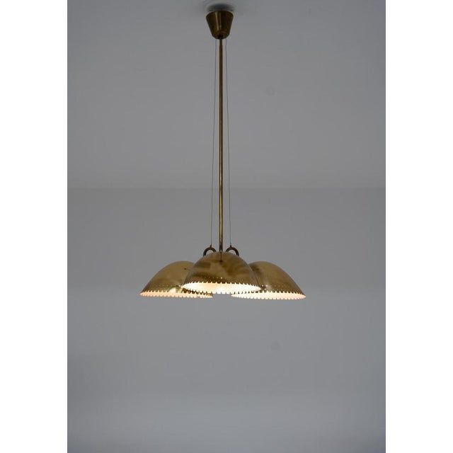 Swedish Modern Pendant by Harald Notini for Böhlmarks, 1940s For Sale - Image 14 of 15