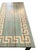 Italian Blue Vintage Greek Key Table For Sale - Image 3 of 5