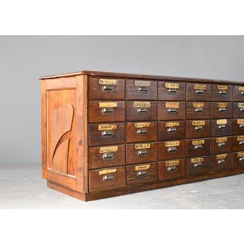 Ironmongers Shop Counter Drawers, 1910s For Sale - Image 13 of 15
