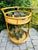 Mid 20th Century Italian Round Bamboo & Rattan Serving Bar Cart Trolley For Sale In Miami - Image 6 of 10