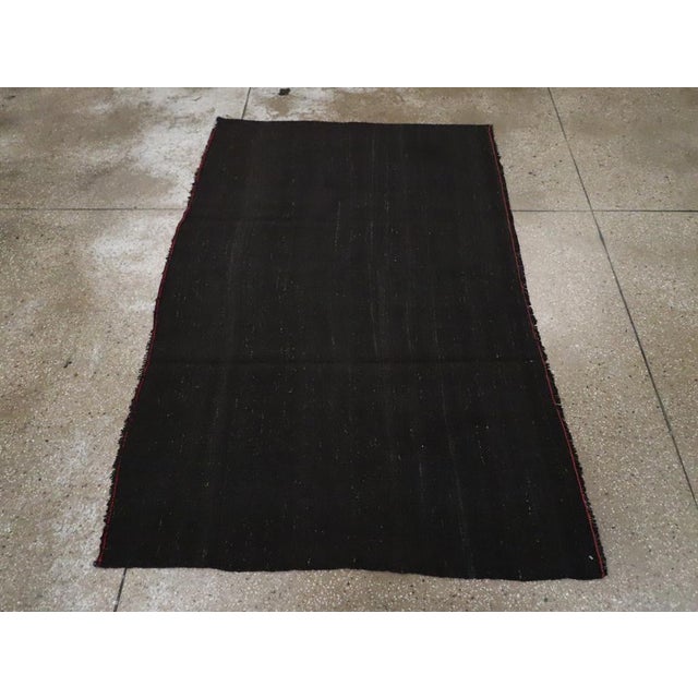 Mid-20th Century Turkish Flatweave Kilim Accent Rug For Sale - Image 4 of 10