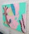 Pink Large Postmodern Abstract Acrylic Painting Attributed to Sondra McLinn For Sale - Image 8 of 10