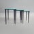Mid-Century Modern Mid-Century Modern Italian Tables in Wood and Parchment, 1960s, Set of 3 For Sale - Image 3 of 17