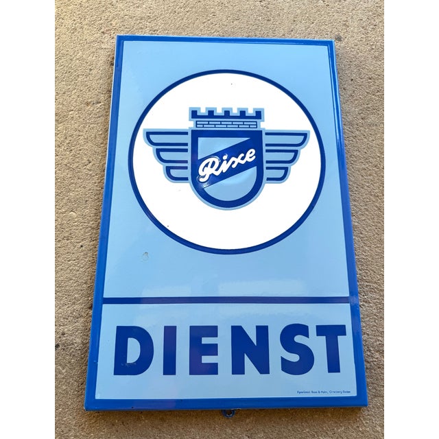 Paint Vintage Enamel Sign, 1950s! For Sale - Image 7 of 7
