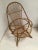 One broken rattan stick on the top, see picture. Seat height 35 cm. This piece is attributed to the mentioned...