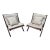 1970s A Vintage Pair of Scandinavian Modern “Uno” Folding Lounge Chairs Attributed to Per Leiv Øie for Ekornes For Sale