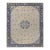 1920s Beige Field Classic Greek Key Antique Chinese Peking Room Size Knotted Rug For Sale