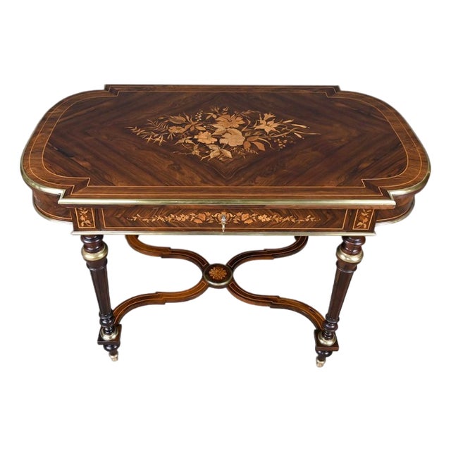 19th Century Napoleon III Center Table For Sale